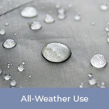 ŁADUNKI POKRYWA PŁÓTNO I ZAOPATRZENIE Plandeka płócienna na dach, na zewnątrz, na patio. Deszcz lub słońce (odwracalne, srebrne i czarne) 0