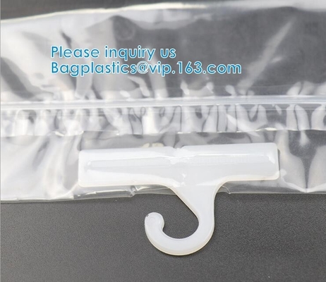 biodegradable Clothes Underwear PVC Packaging Bag With Hook Display Bikini Swimwear Bag, Environmental
