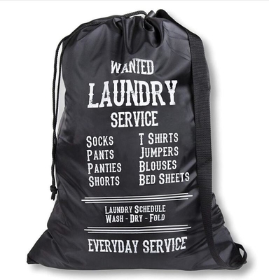 Nylon Bag With Strap Clothes Organizer Hamper Liner Nylon Laundry Bag Laundry Basket drawstring landry bags basket