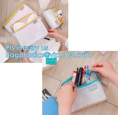 Nylon Mesh Makeup Bag Ladies Cosmetic Bag, nylon mesh fabric/mesh cosmetic bag, Promotional Mesh Cosmetic Bag