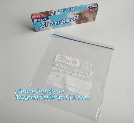 slider sandwich bags ,k bread bag packaging, Reclosabel PE k Zipper Bags For Packing storage bags pac