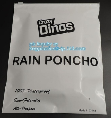 frosted PVC slider zipper bag plastic bag with zipper resealable pvc slider zip poly bag, Slider Packing PE Zipper packi