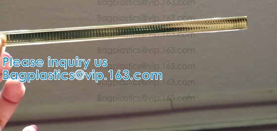 Aluminium Foil Tin Tie Twist Tie Peel And Stick Bag Sealing Coffee Tin Tie Plastic Tin Ties With Adhesive