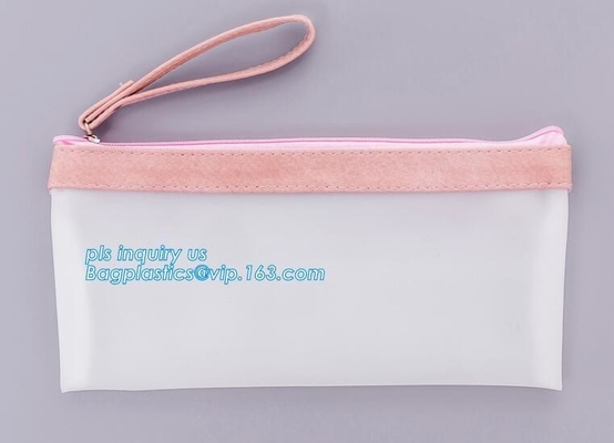 Organizer Zipper Bag Folder Office Stationery Bag, Zipper Stationery Envelope PP File Bag, Document file Bag