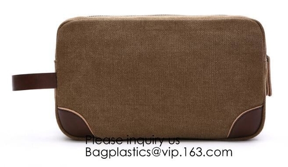 Customized luxury canvas Korean makeup pouch travel cosmetic bag,Promotional Eco friendly Cotton Canvas Zipper Makeup Co