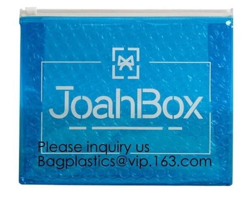 Make Up Or Cosmetic Packing Mini k Bags Cushioning Laser Pvc k Bubble Bag Holographic Zipper Bag PVC Laser C