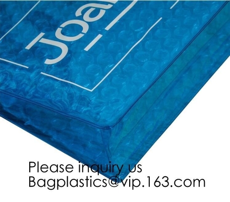 Make Up Or Cosmetic Packing Mini k Bags Cushioning Laser Pvc k Bubble Bag Holographic Zipper Bag PVC Laser C