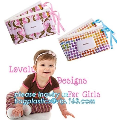 Promotion reusable k travel plastic EVA baby tissue wet wipes bag with lid, Eco-friendly plastic colorful wet tiss
