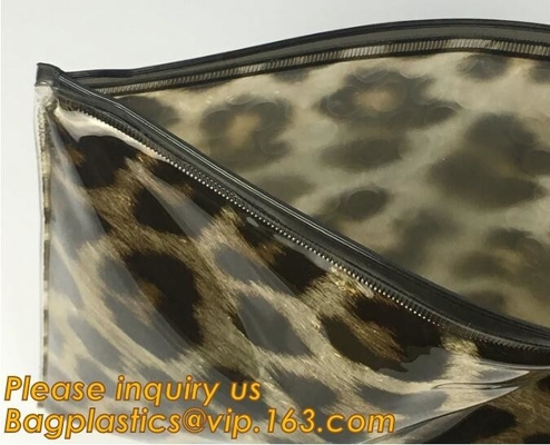 Eva Slider Frosted Swimwear Packaging Bags Cosmetic Organizer Pouch with Zipper Toiletry, Pencil, Brush, Makeup