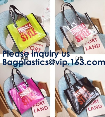 Beach Pvc Tote Bag,Women-Lightweight Hologram Tote Bag Laser PU Shoulder Bag Laser PU Leather
