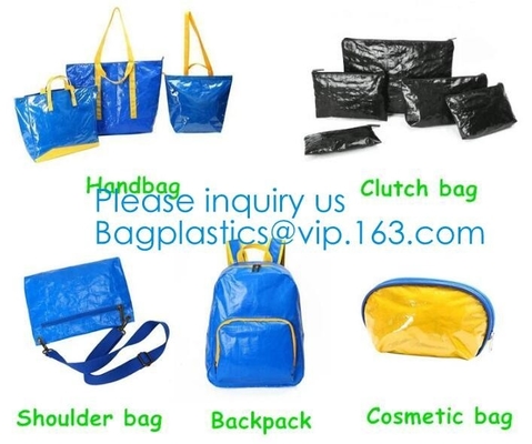 Reusable Washable Waterproof PVC Tarpaulin Tote Bag Recycled Pvc Tarpaulin Shopping Bag Coated Tarpaulin