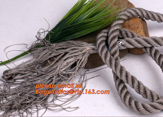 wall-wash nylon twisted safety rope, wall-wash nylon safety rope