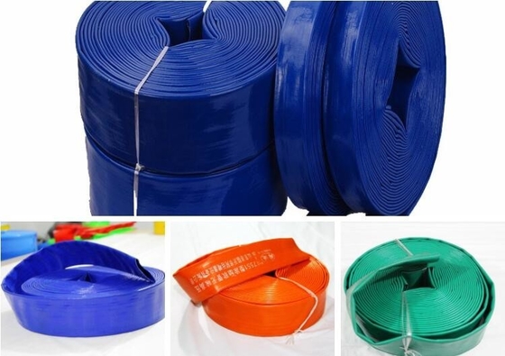 PVC reinforced hose / PVC lay flat hose pipe, Agriculture Irrigation Hose Supplier PVC Lay Flat Hose