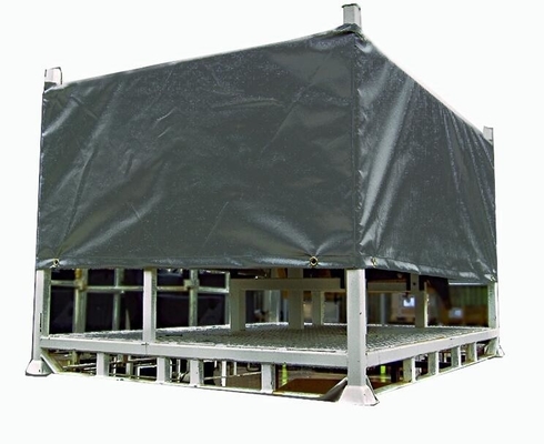water & weather resistant, dust proofed PVC weatherproof fabrics Pallet Box Rack Stillage Cover Protective Shielding