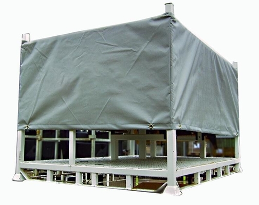 water & weather resistant, dust proofed PVC weatherproof fabrics Pallet Box Rack Stillage Cover Protective Shielding