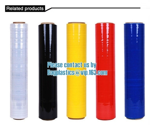 Hand Stretch Film Shrink Wrap 18" x 1500 ft Shipping Clear Plastic Wrap, Cast Stretch Film Shrink Wrap film / LLDPE stre