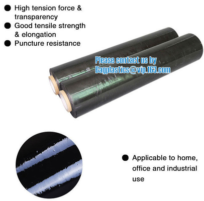Hand Stretch Film Shrink Wrap 18" x 1500 ft Shipping Clear Plastic Wrap, Cast Stretch Film Shrink Wrap film / LLDPE stre