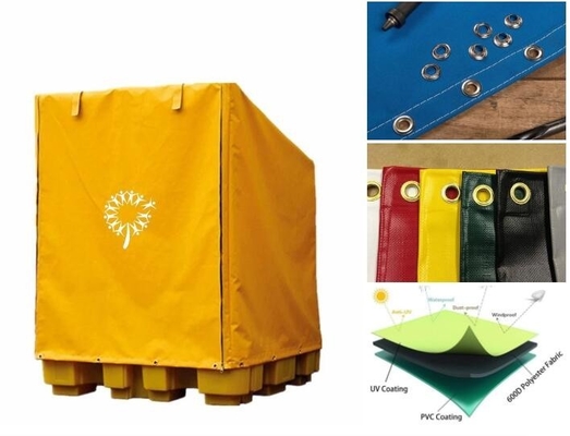 Opaque Flame Retardant Reusable Waterproof Pallet Covers Round, Square, Circle Rectangle, Triangle, Heart, Oval