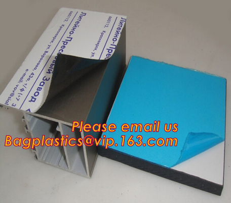 Clear Professional Marble PE Plastic Protective Films/Foils/Tapes Rolls, Self Adhesive Protective Film For Plastic Panel