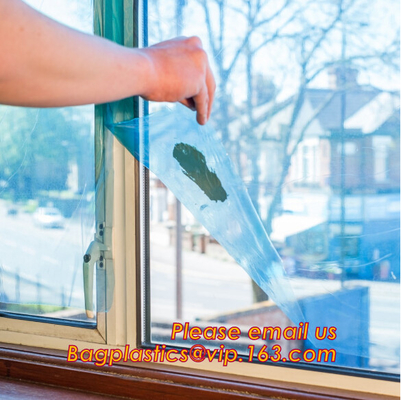 Transparent PE Protective Film high Adhesion for Galvanized sheet,wrapping package film protective film roll bagease
