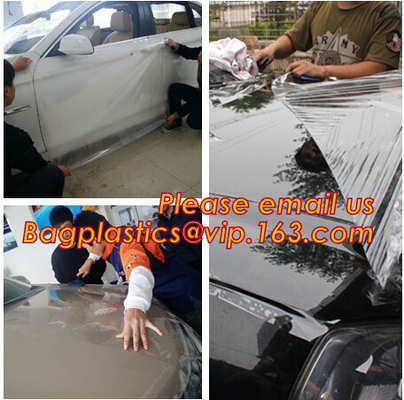 Transparent PE Protective Film high Adhesion for Galvanized sheet,wrapping package film protective film roll bagease