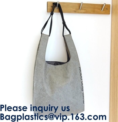 Promotional Dupont Tyvek shopping tote bag, Waterproof Material Tyvek Paper Fabric Shopping Shoulder Tote Bag