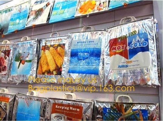 thermal large ice cooler bag/insulated aluminium foil 600D polyester lunch picnic cooler bags,picnic lunch aluminum insu