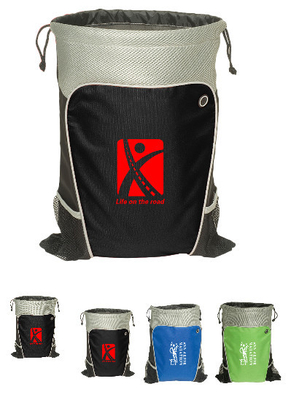 BAGEASE.CN Hiker'S A Sling Nylon Drawstring Backpack Zip Pouch String A Sling,Liberty Bag Water-Resistant Drawstring