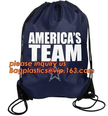 Foldable AZO Free Fabric Drawstring Bags Easy Carry Small Foldable Pocket Tote Polyester Folding Shopping Reusable Bag,C
