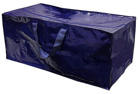 Travel Tote Should Handle Bags, Grid Bag With Zipper 160 GSM Big PP Laminated Non Woven Zipper Bag Large Luggage Bag