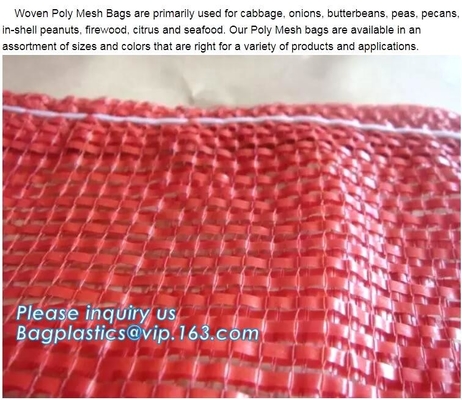 Promotional raschel pp woven mesh bag,Machine Knitted Pp Vegetables Raschel Mesh Bag,Fruit and vegetables Raschel mesh b