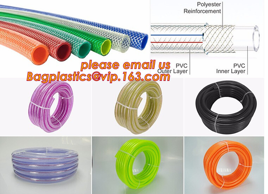 Garden Hose PVC Layflat Hose For Agriculture Industry PP Cam-Lock Layflat Hose Kit Steel Wire Reinforced Hose