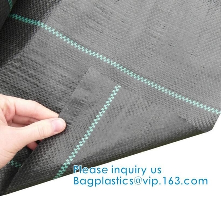 Customized Grade Gardening Fabric Rolls, Weed Control, Eco-Friendly, Flower Bed, Mulch, Pavers, Edging, Garden Stakes