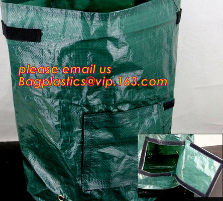 Eco-Friendly PE Potato Growing Bag Garden Planter Bags Reusable Washable Grow Pots Waterproof, Smart Pots for Vegetable