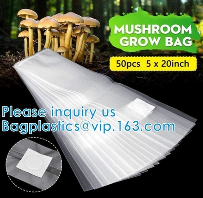 Norbane Bag 20 Counts Mushroom Substrate Bag, Mushroom Grow Bag, Mushroom Myco Bag,Mushroom Spawn Bag