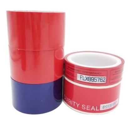 Printed Tamper Evident Adhesive Void Security Tape,China Supplier Pet Void Tape Double Sided Clear Polyester Pet Tape