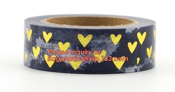 Foil Washi Tape Holographic Foil Washi Tape,Gold Laser Decorative Reflective Customized Washi Tape, Decorative
