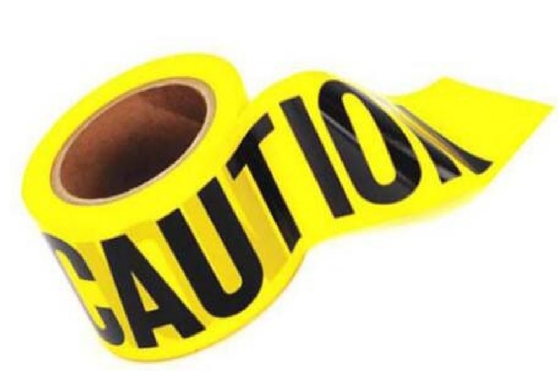 Caution Warning Tape With Printing,Static Sensitive Area Use Caution Tape,PE Warning Caution Tape,Striped Caution Tape