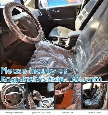 Biodegradable Compost Car Floor Mat Auto Disposable Steering Wheel Seat Cover Interior Accessories Steering Tire Bags