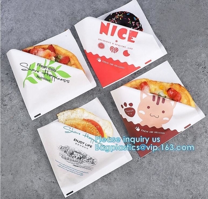 grease proof paper wrap with both ends sealed for deli food, sandwich,lined burger/sandwich wrap paper,BAGPLASTICS, PAC