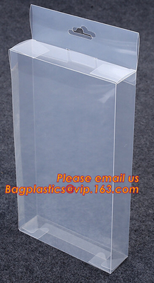 Folding PVC Clear Plastic Box, Custom Design Clear Plastic Box , PVC Packaging Box , Plastic Packaging Box