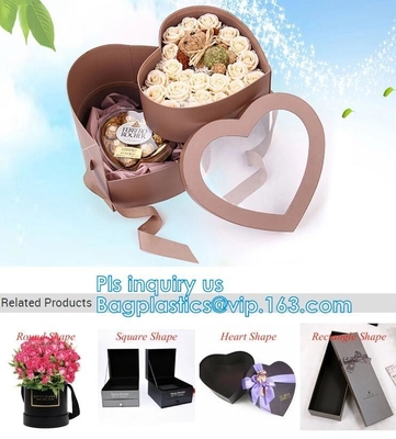 Round Flower Box Packaging For Flower Packing,Custom Flower Cardboard Paper Packaging Box Envelope,HOLIDAY