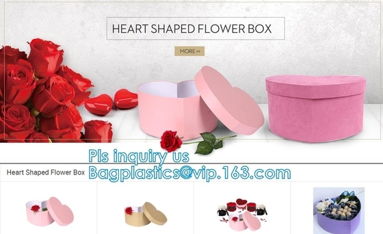 Gift Box Paper Wedding,Gift Paper Box Custom,Pink Small Round Chocolate Hard Paper Gift Box,Ribbon Bow Flip Kraft Paper