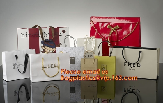 Custom Private Label Luxury Carrier Packing Hair Salon Paper Bag With Logo,Custom Personalized Design Printed Boutique G