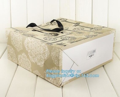 Custom Your Own Logo Design Printed Durable Shopping Carrier Packing 210Gsm Clothes Art Coated Paper Bag, bagease packag