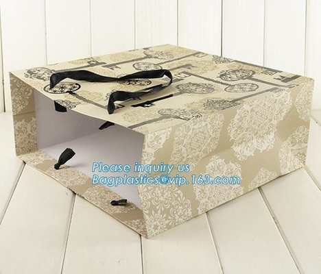 Custom Your Own Logo Design Printed Durable Shopping Carrier Packing 210Gsm Clothes Art Coated Paper Bag, bagease packag