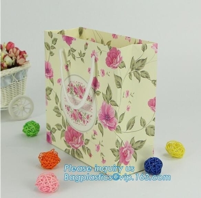 customized recycle luxury wine fancy paper carrier bag wholesale with string,Paper Bag Disposable Personalised Carrier P