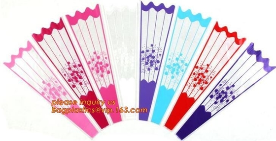 Biodegradable Flower Sleeve For Flower Packaging,Cellophane Bag Flower Mesh,Flower Sleeve Bag,Handing Plastic Bags/Plast