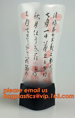 Home Decoration Waterproof Collapsible Plastic Vase Pvc Vase Vinyl Vase,Reusable Vinyl Vase,Vinyl Folding Vase