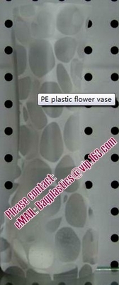 Vinyl Plastic Standup Flower Vase,PVC Plastic Flower Vase With Wonderful Design,Waterproof Foldable Plastic